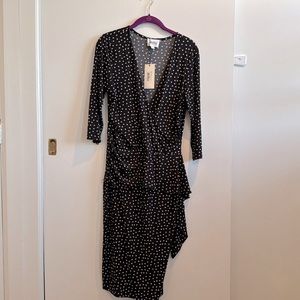BRAND NEW: Leota Polka Dot Bodycon Dress